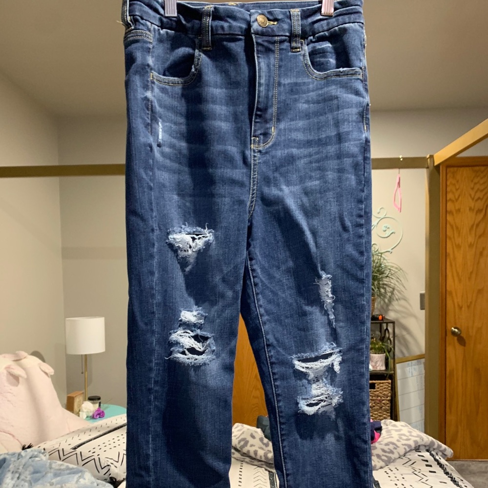 American eagle high waisted jeans